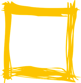 Abstract Yellow Frame Design PNG Image