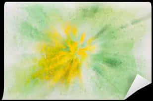 Abstract Yellow Green Explosion Background PNG Image