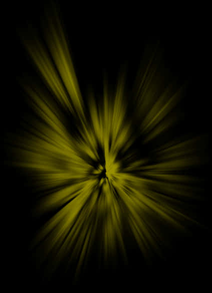 Abstract Yellow Light Burst PNG Image