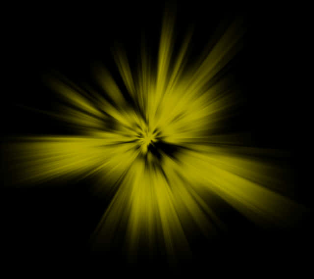 Abstract Yellow Light Burst PNG Image