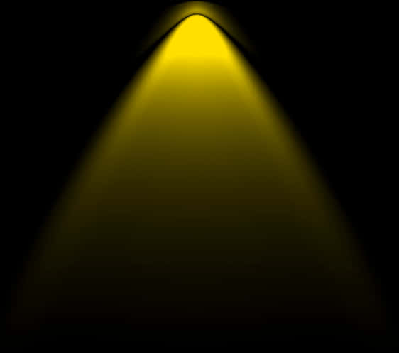 Abstract Yellow Spotlight Background PNG Image