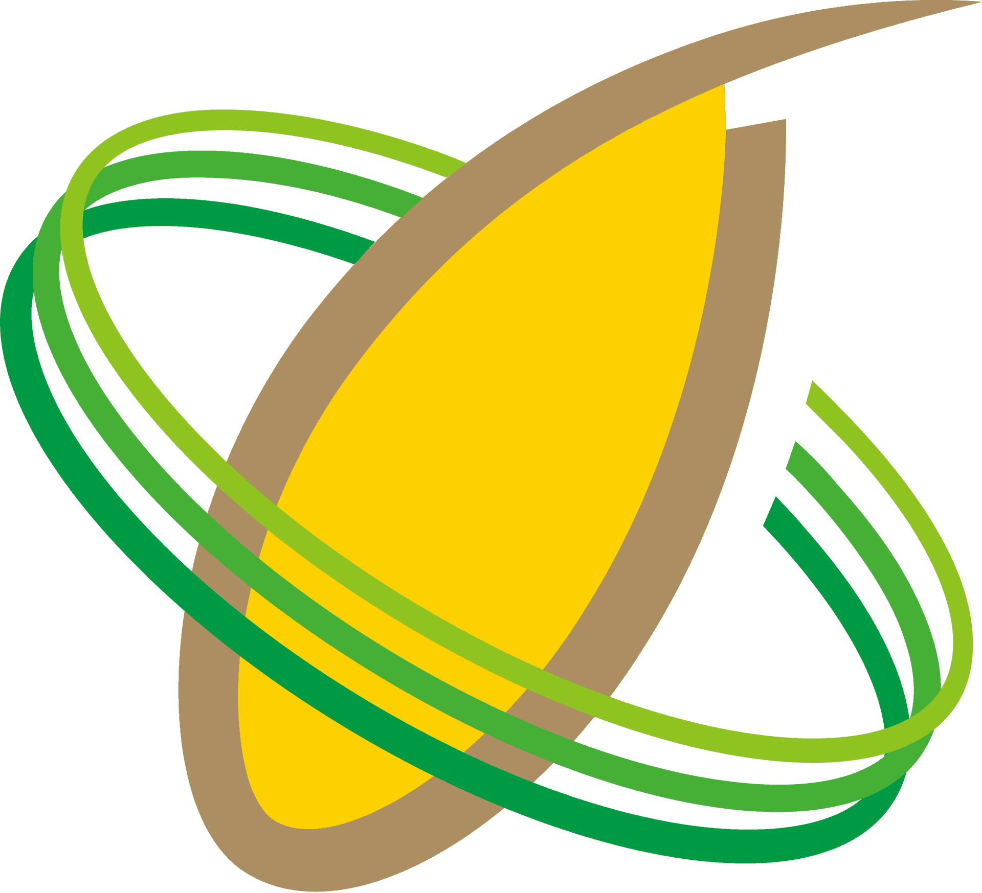 Abstract Yellowand Green Design PNG Image