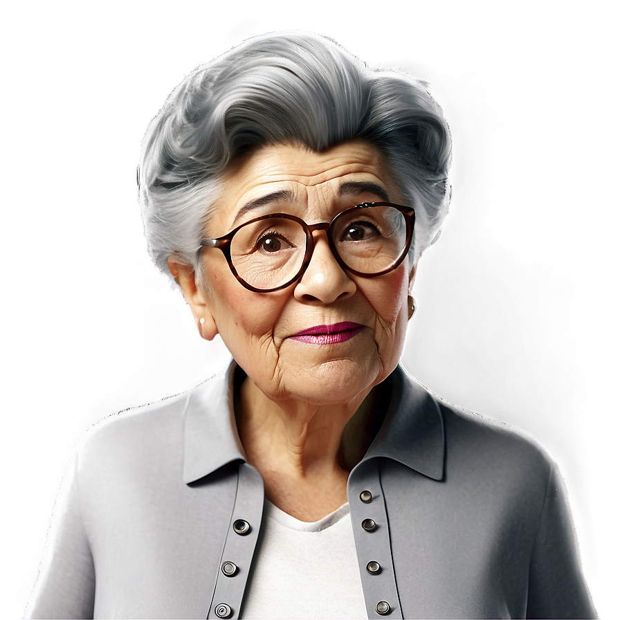 Abuela Cartoon Character Png Bqs76 PNG Image