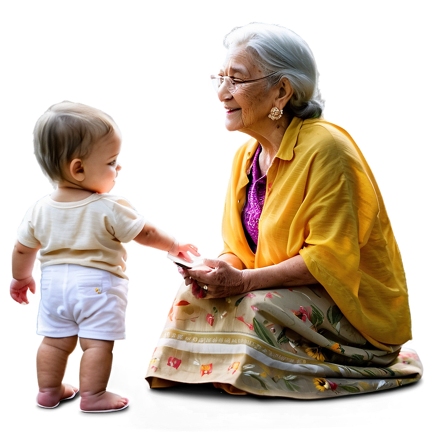 Abuela's Story Time Png Cvu PNG Image