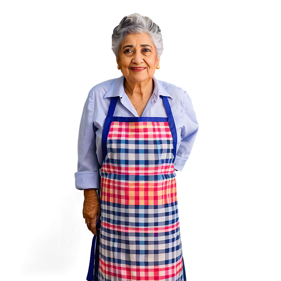 Abuela With Apron Png Cls PNG Image