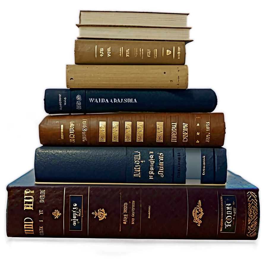 Academic Books Stack Png 77 PNG Image