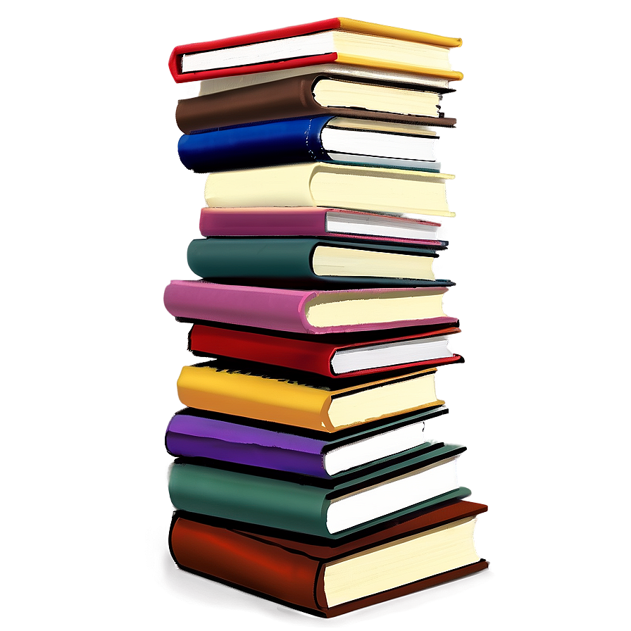 Academic Books Stack Png Cag90 PNG Image