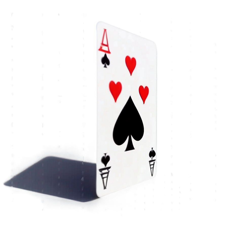 Ace Card In Shadow Png 83 PNG Image