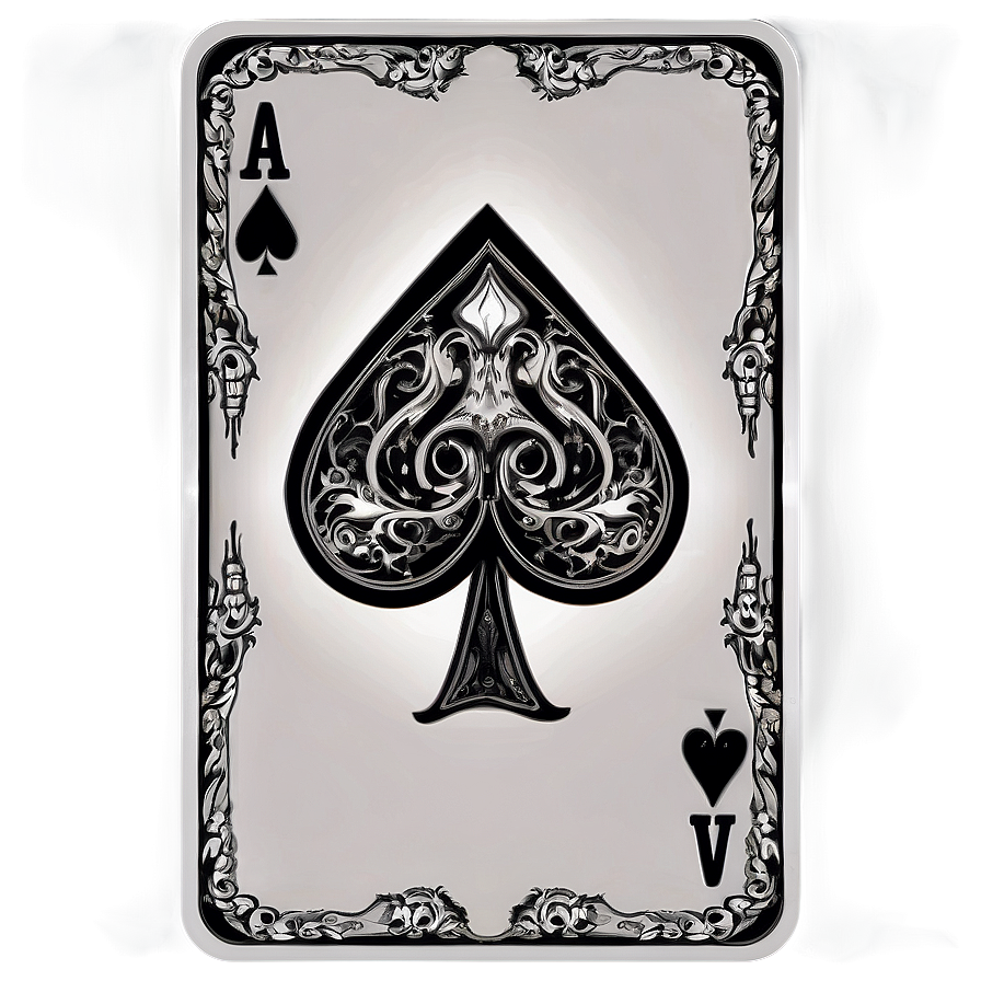 Ace Of Spades Playing Card Png Fug PNG Image