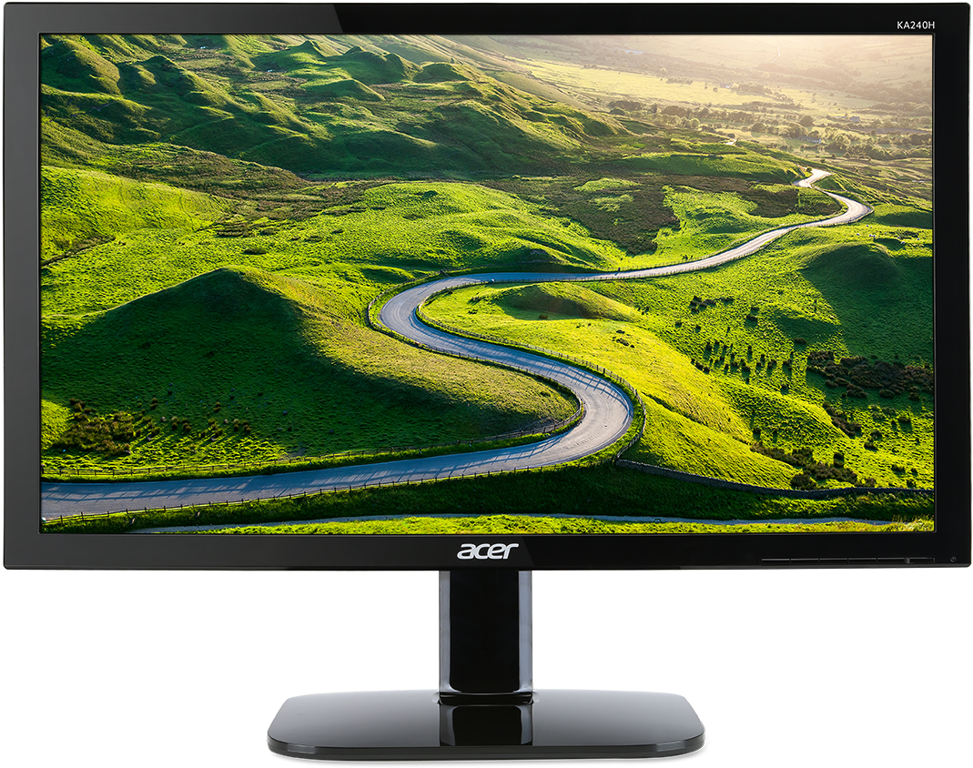 Acer Monitor Landscape Display PNG Image