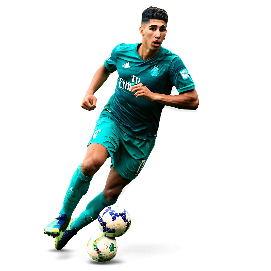 Achraf Hakimi Portrait Png 24 PNG Image