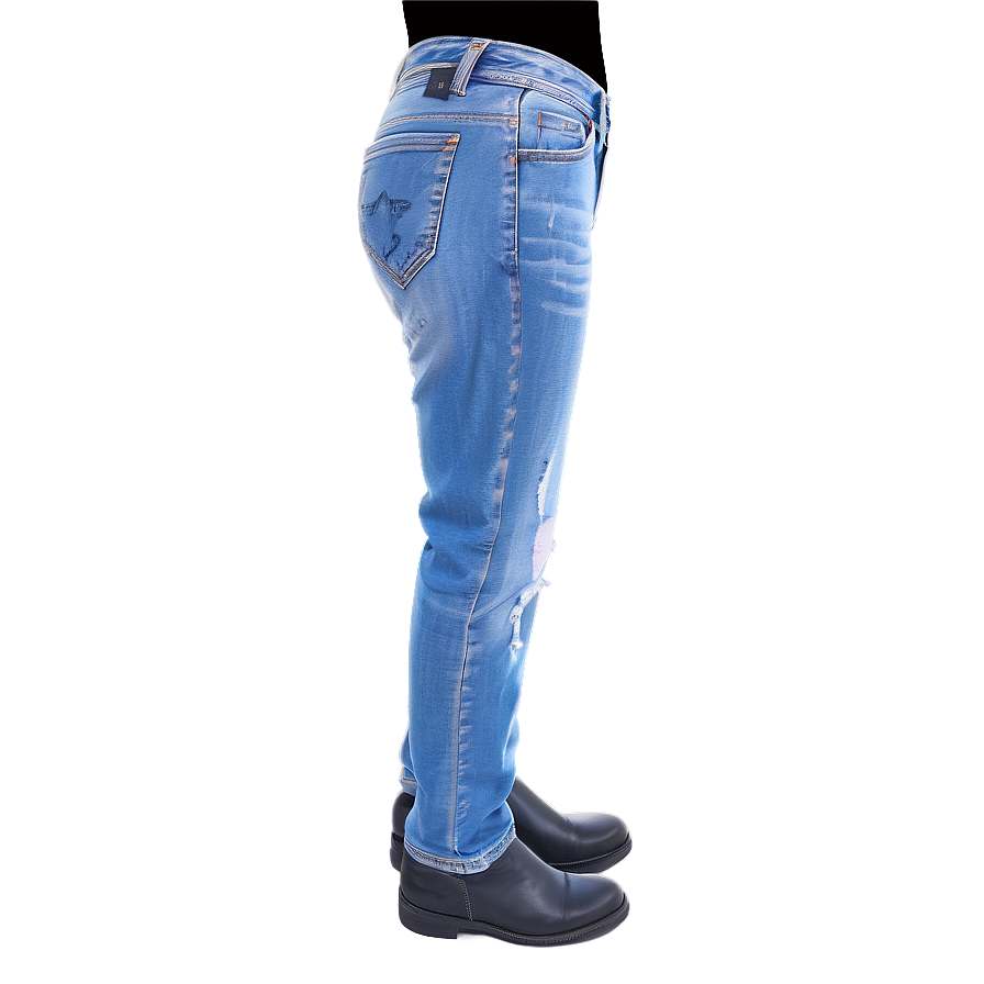 Acid Wash Jean Png Lqh PNG Image