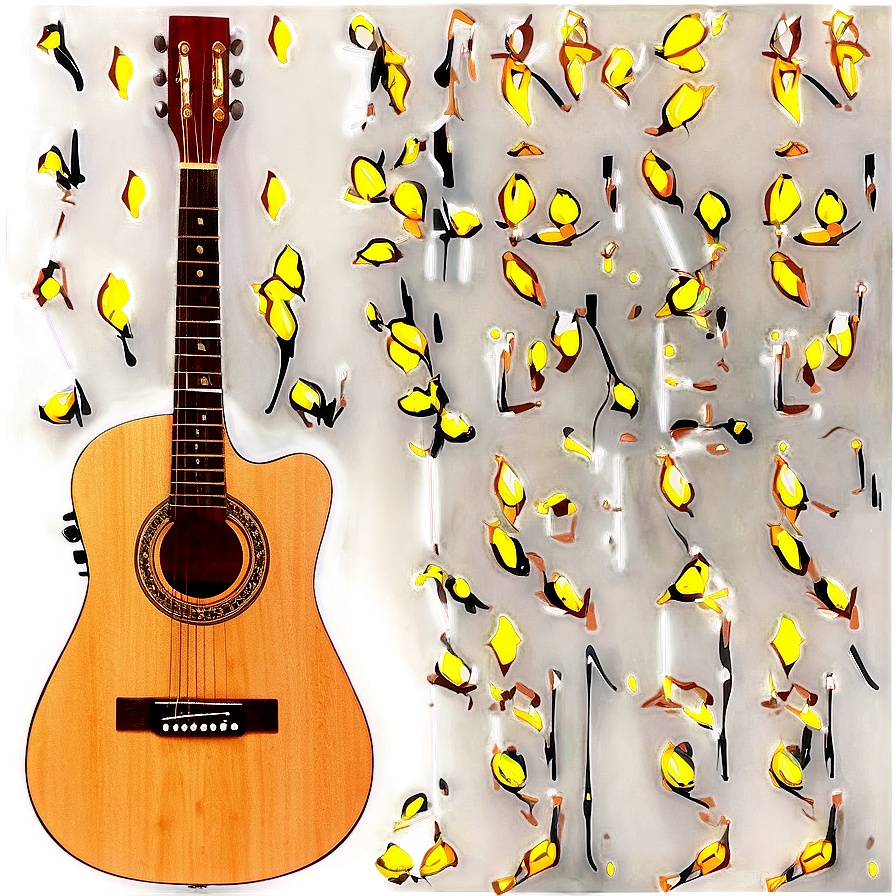 Acoustic Guitar C PNG Image