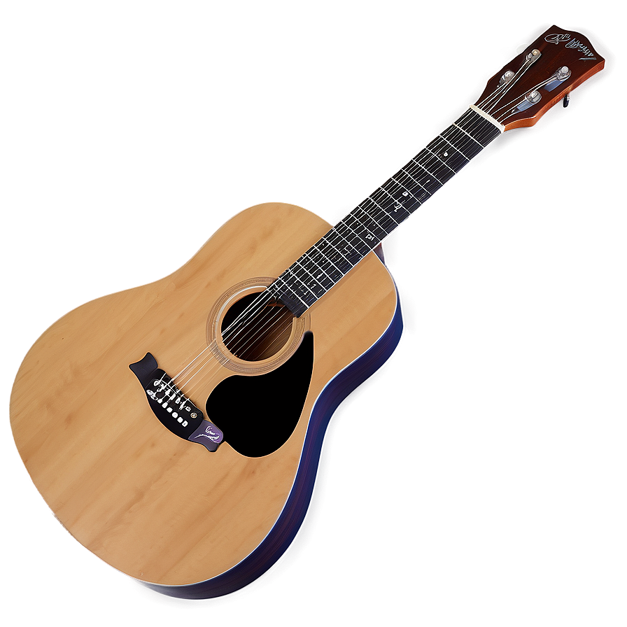 Acoustic Guitar With Pick Png Juj PNG Image