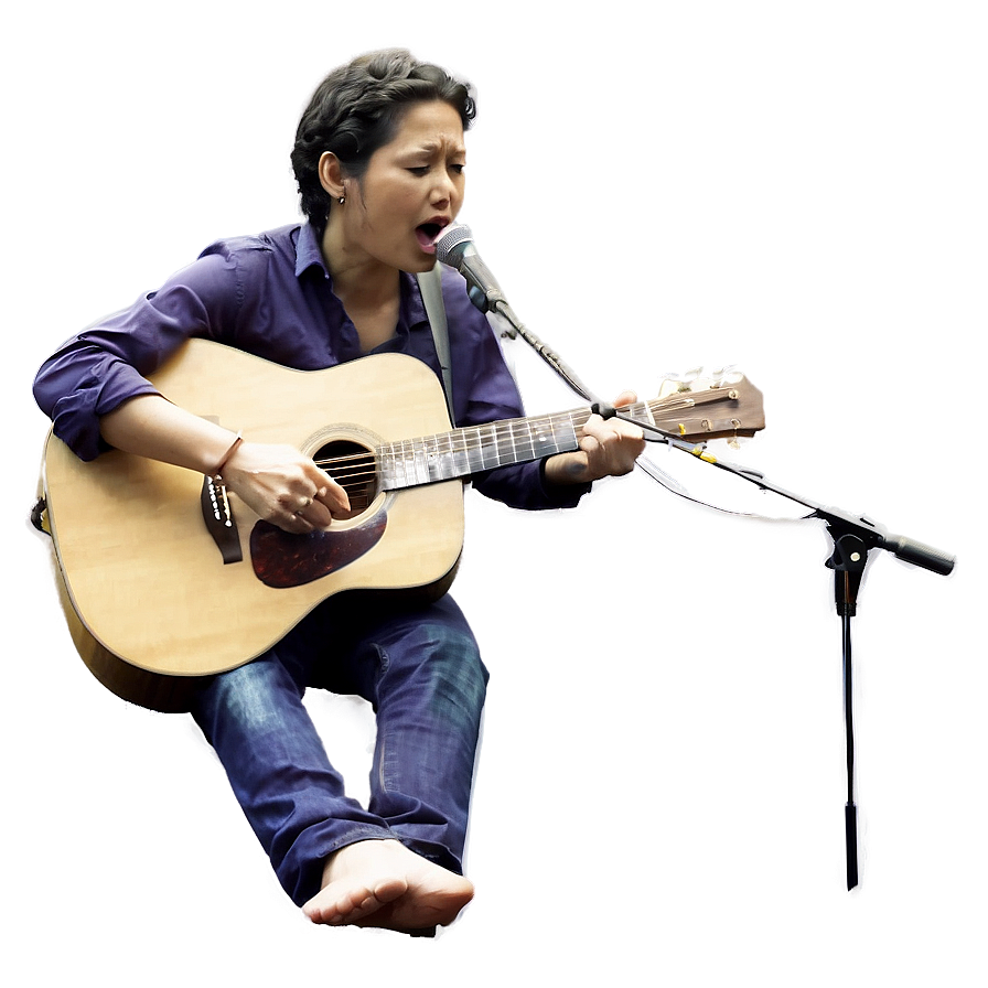 Acoustic Singing Png Van PNG Image