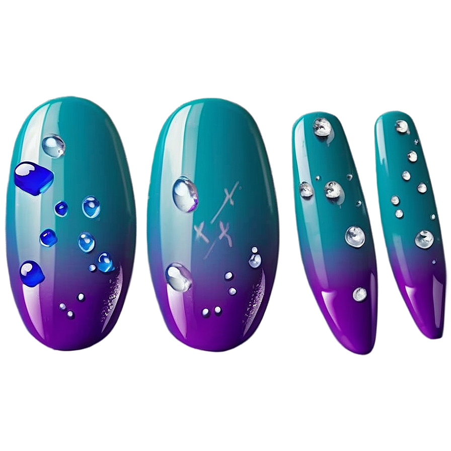 Acrylic Nails For Summer Png 06202024 PNG Image