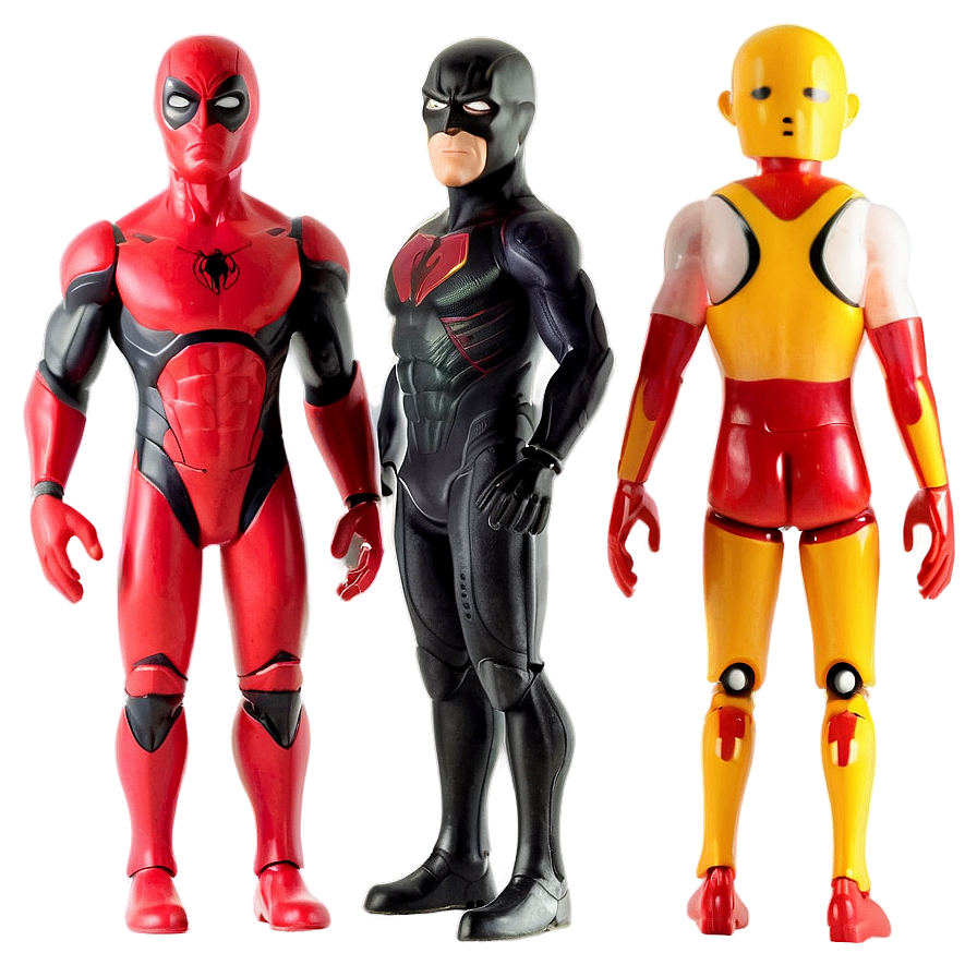 Action Figure Collection Png Drs57 PNG Image