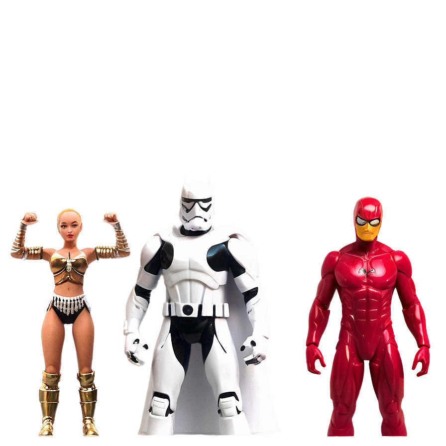 Action Figure Collection Png Omc30 PNG Image