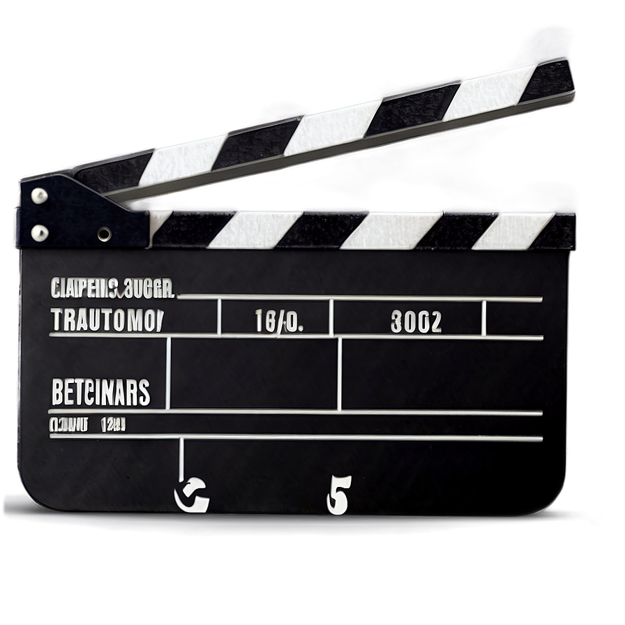 Action Movie Clapperboard Png 05232024 PNG Image