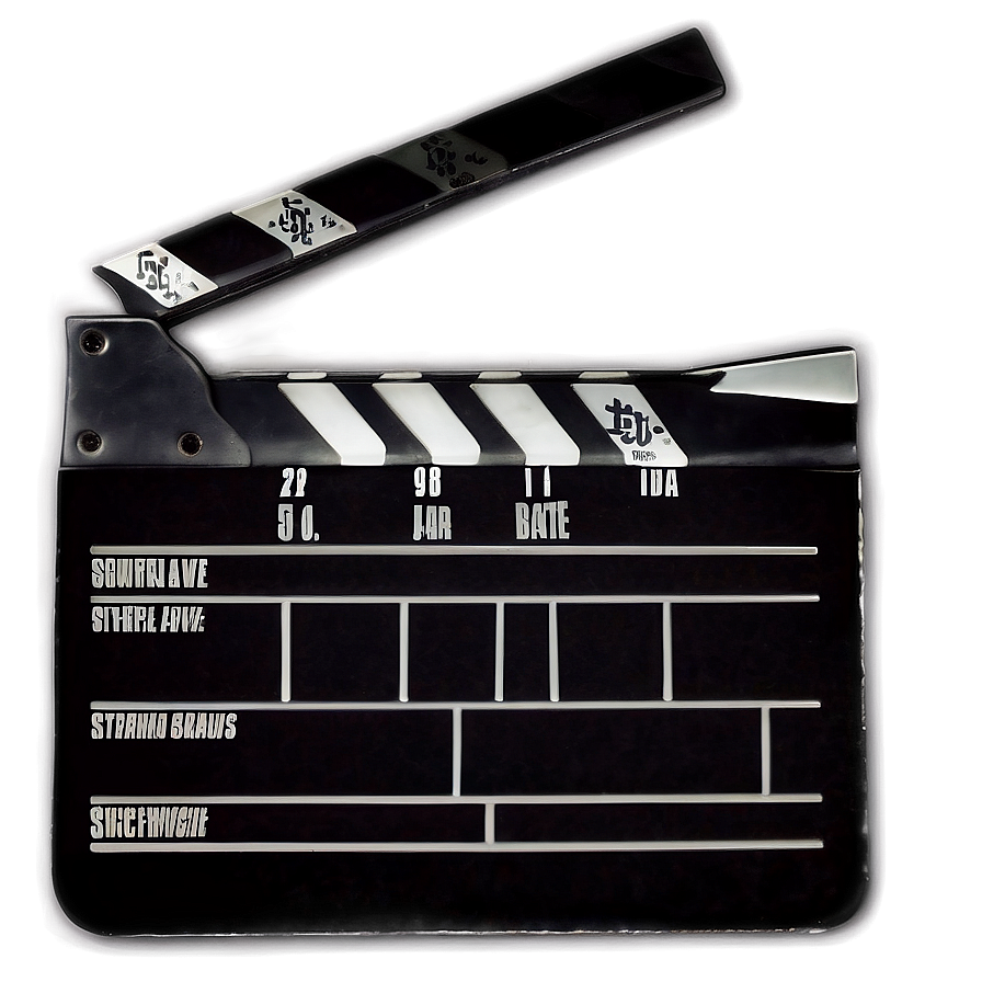 Action Movie Clapperboard Png 25 PNG Image