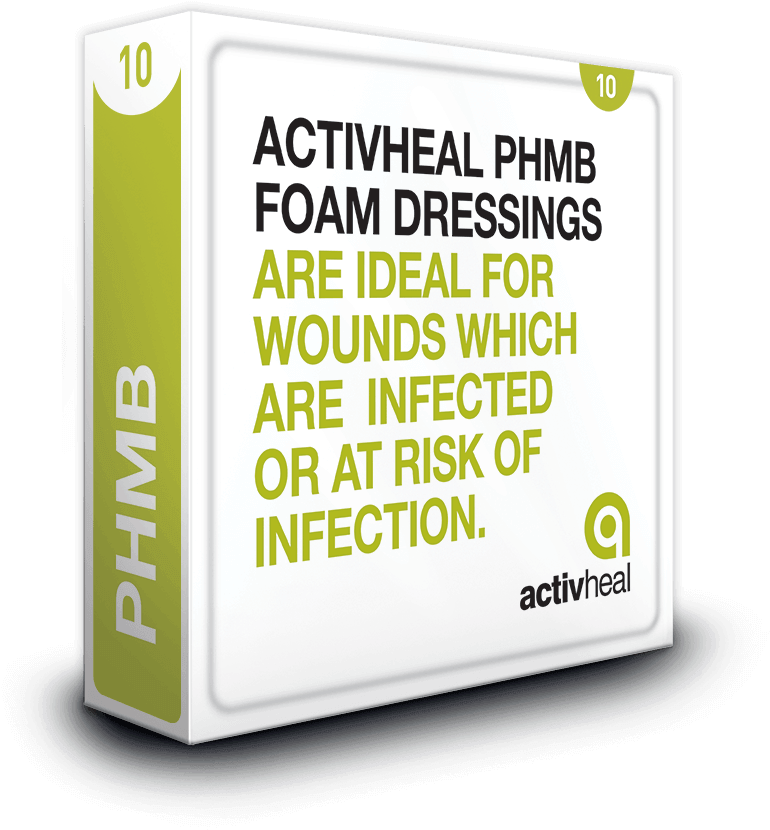 Activ Heal P H M B Foam Dressings Box PNG Image