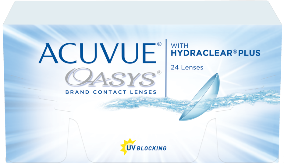 Acuvue Oasys Contact Lenses Packaging PNG Image