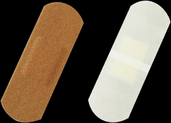 Adhesive Bandages Black Background PNG Image