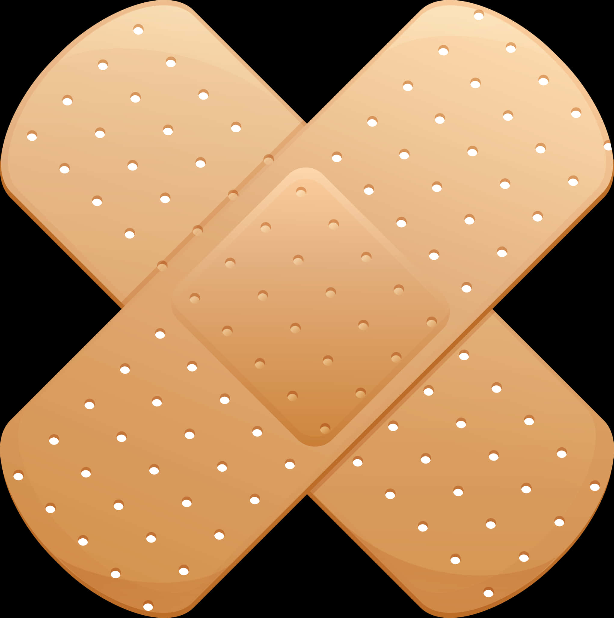 Adhesive Bandages Crossed PNG Image