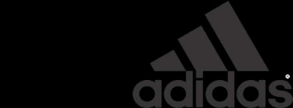 Adidas Logo Black Background PNG Image