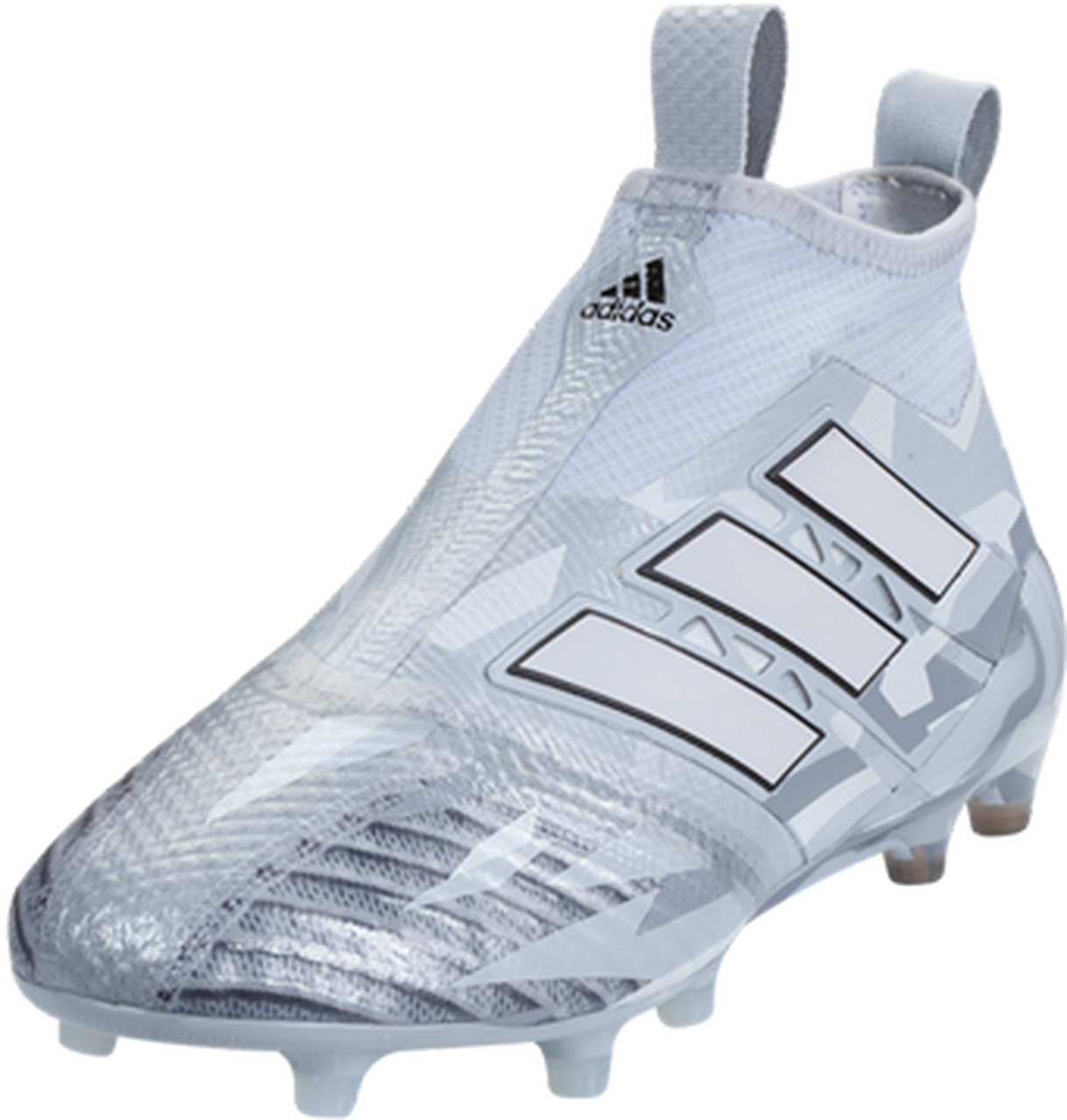 Adidas Silver Football Cleat PNG Image