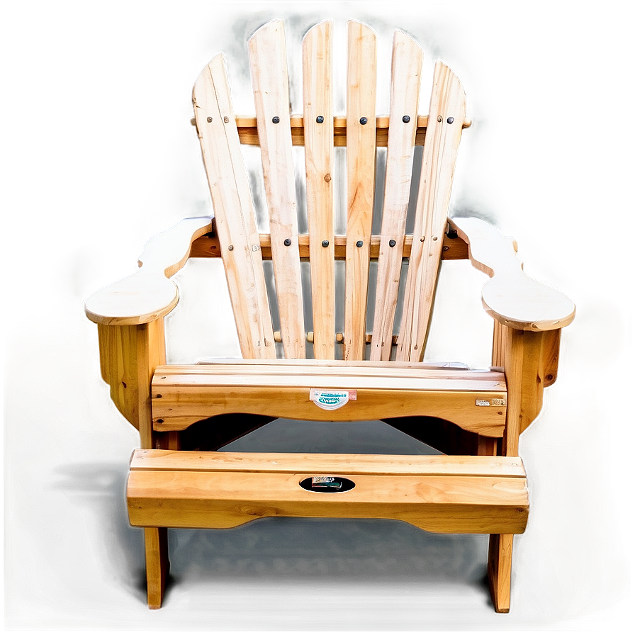 Adirondack Chair With Cup Holder Png 06292024 PNG Image