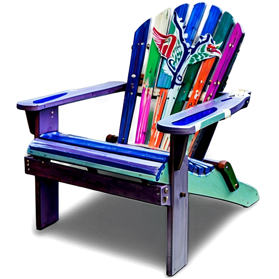 Adirondack Chair With Cup Holder Png 12 PNG Image