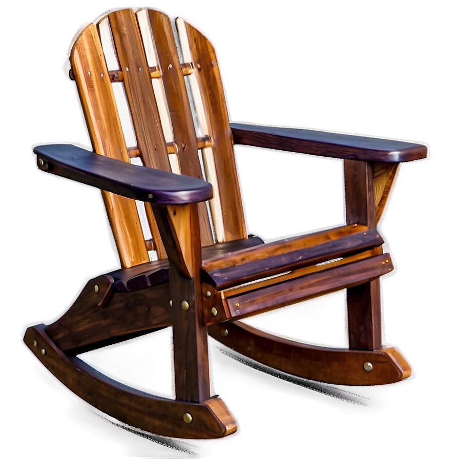 Adirondack Rocking Chair Png 06292024 PNG Image