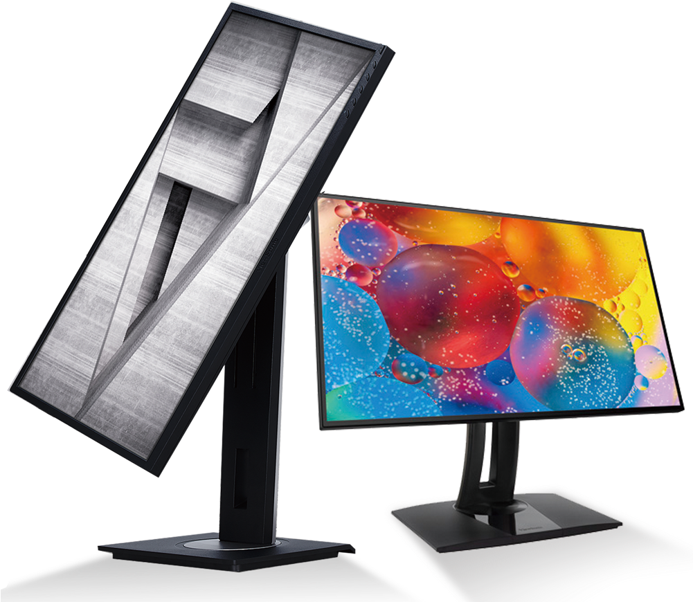 Adjustable Computer Monitors Display PNG Image