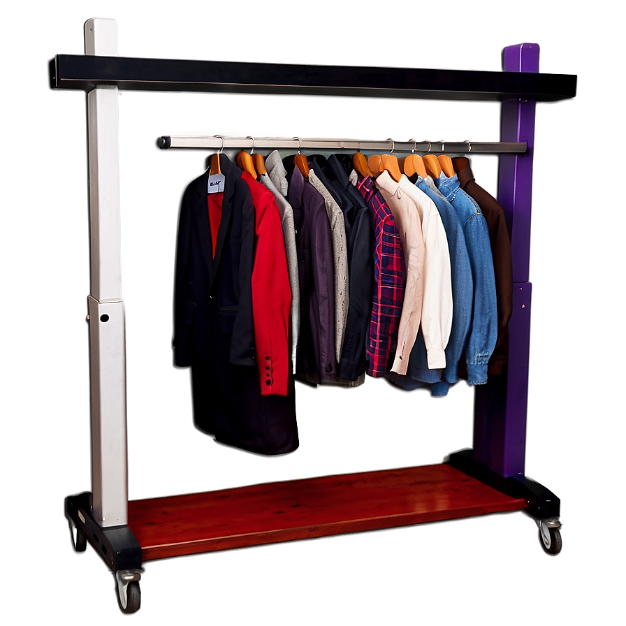 Adjustable Height Clothes Rack Png 20 PNG Image