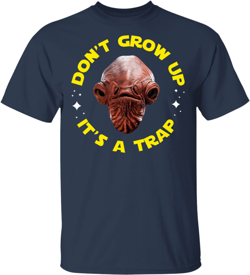 Admiral Ackbar Trap T Shirt PNG Image