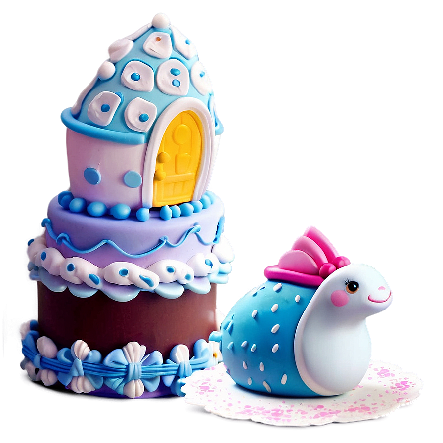 Adorable Baby Shower Cake Topper Png Xrb88 PNG Image