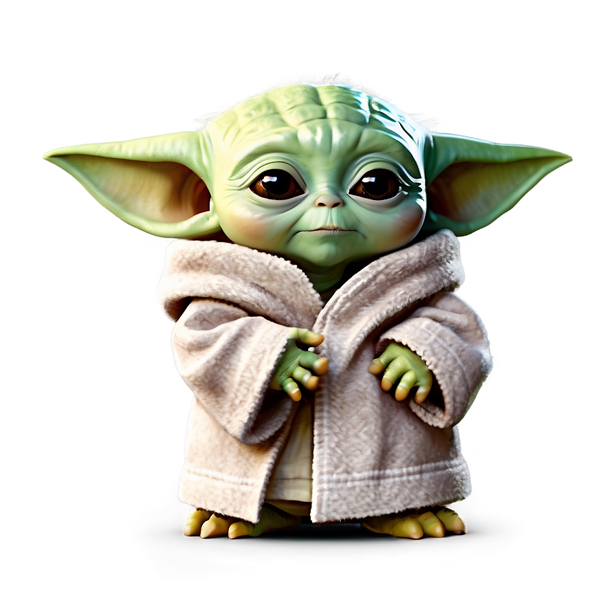 Adorable Baby Yoda Character Png Muu78 PNG Image