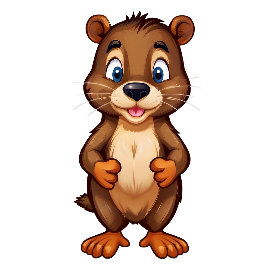 Adorable Beaver Mascot Png Qqf PNG Image