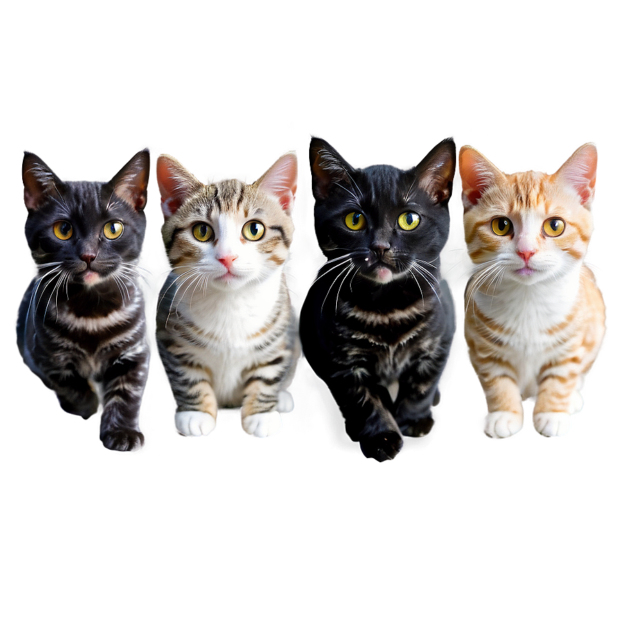 Adorable Cats Png 06202024 PNG Image