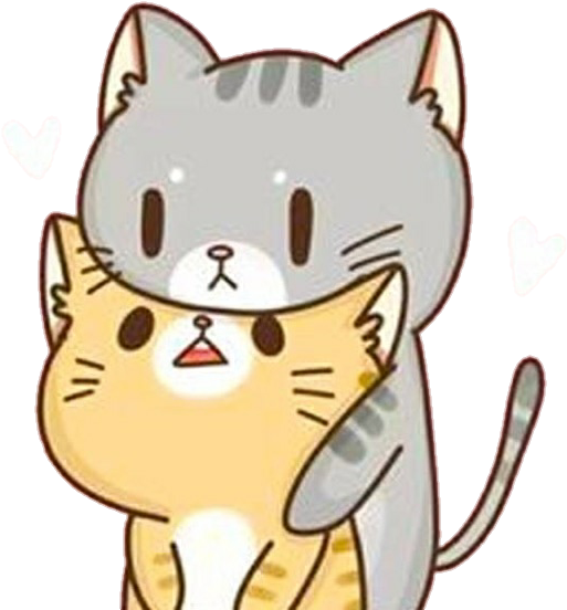 Adorable_ Grey_ Tabby_ Cartoon_ Cat.png PNG Image