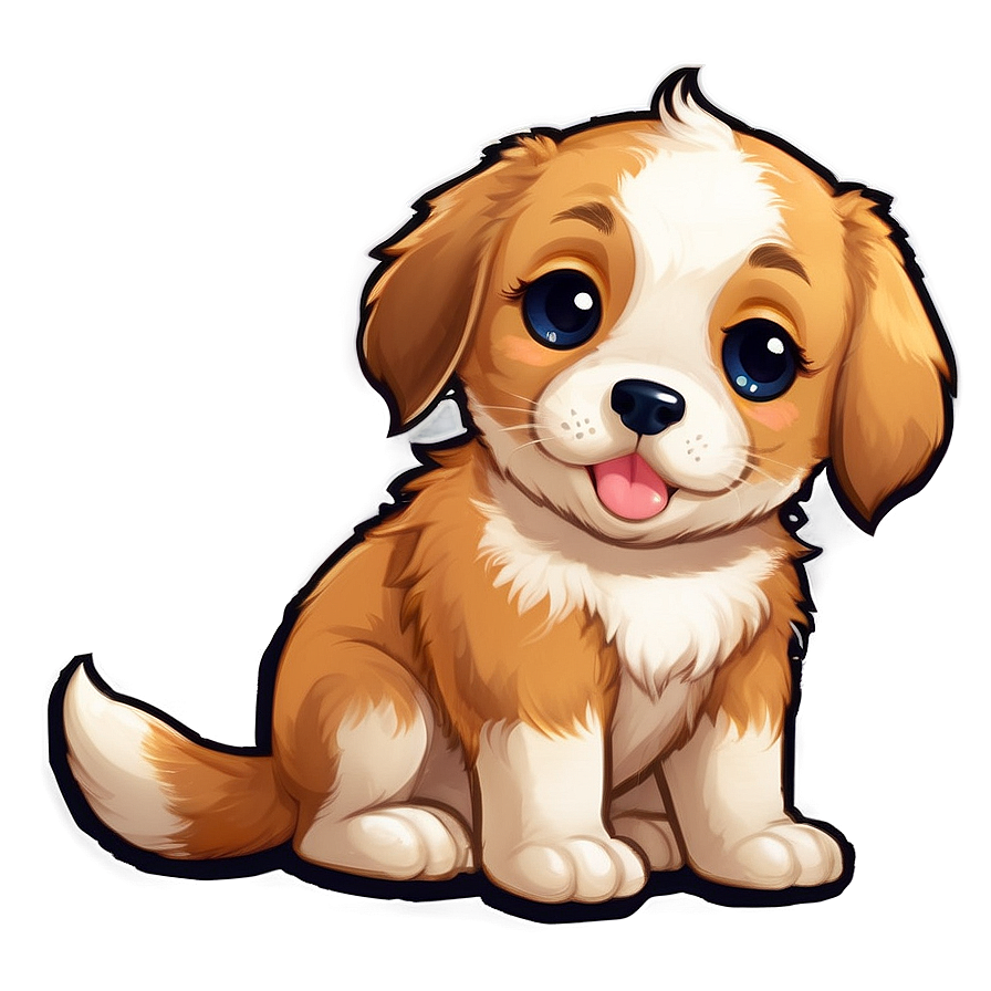 Adorable Kawaii Puppy Png 37 PNG Image