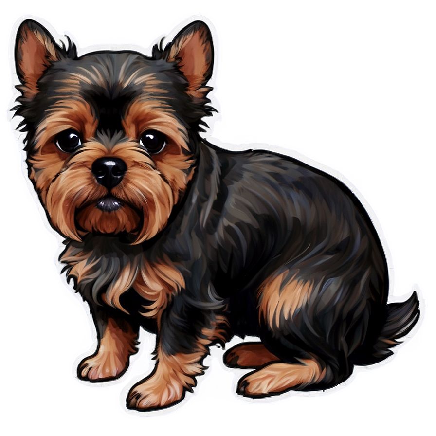 Adorable Small Dog Illustration Png Lcs41 PNG Image