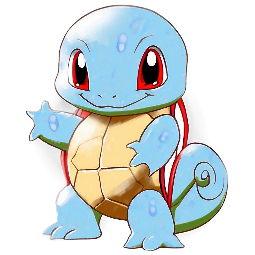 Adorable Squirtle Drawing Png 27 PNG Image