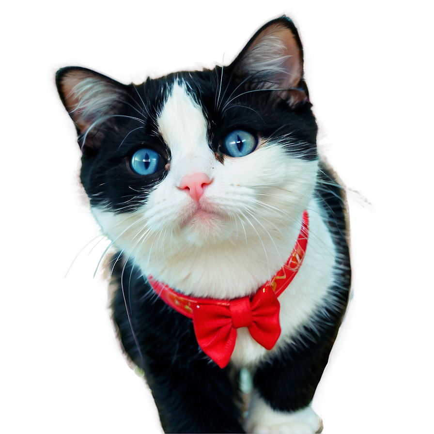 Adorable Tuxedo Cat Picture Png 06262024 PNG Image