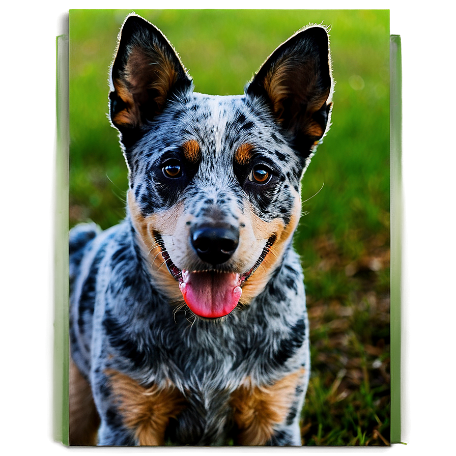 Adult Blue Heeler Portrait Png Wrj PNG Image