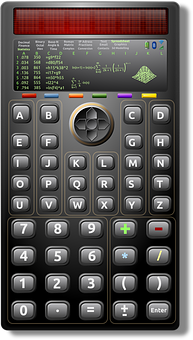 Advanced Graphing Calculator PNG Image