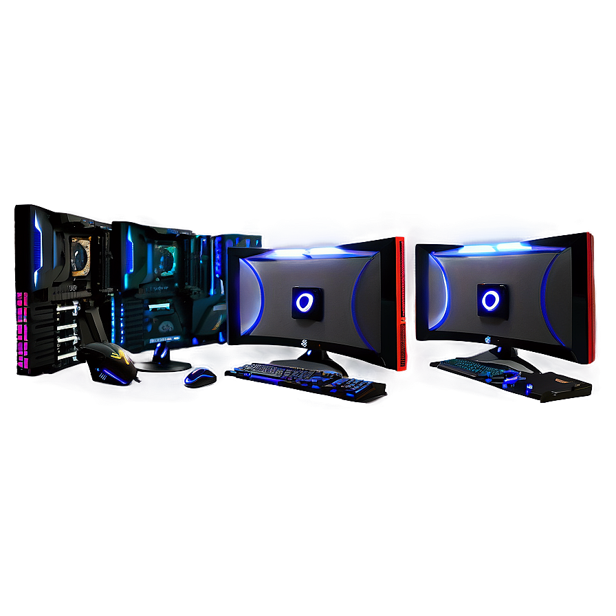 Advanced Pc Gaming Rig Png Lmm PNG Image