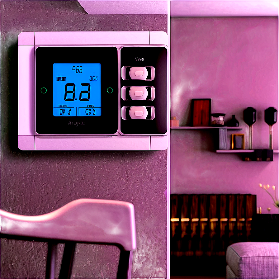 Advanced Programmable Thermostat Png Qmr92 PNG Image