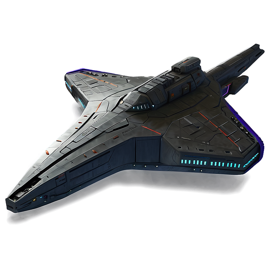 Advanced Starship Model Png Lre16 PNG Image